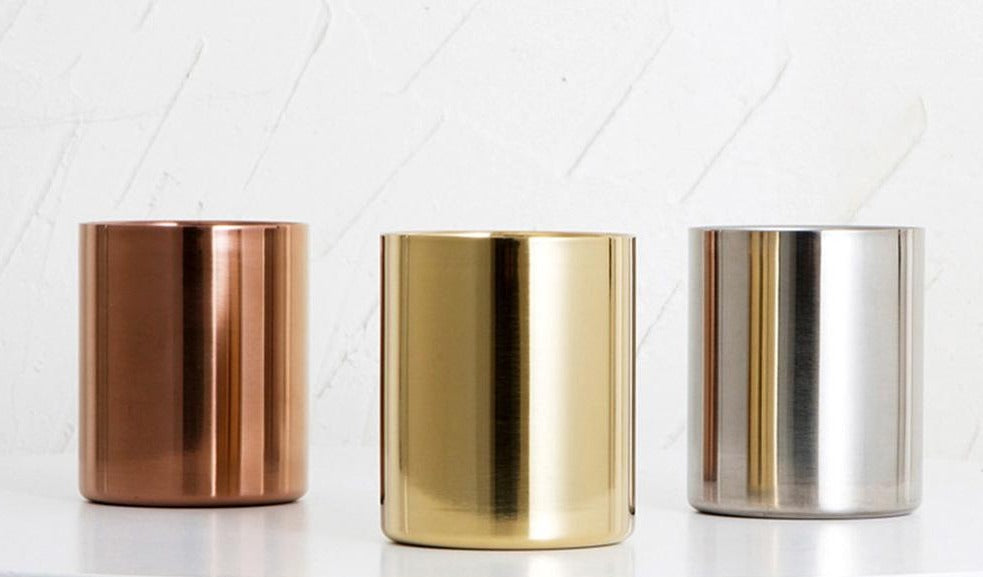 ROSE GOLD STORAGE CAN