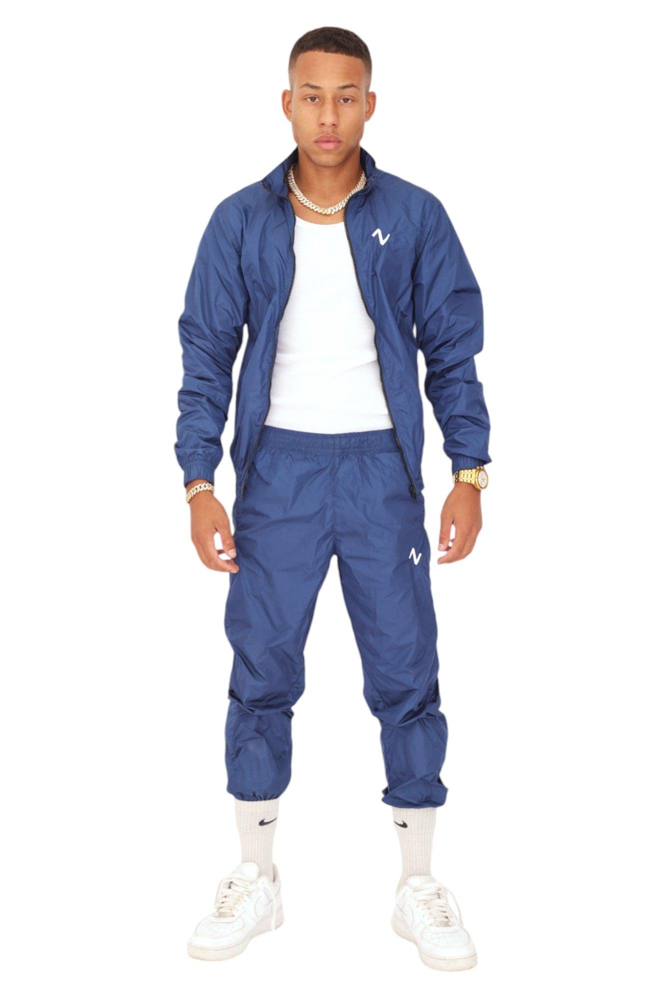 BLUE BOSS NYLON TRACKSUIT