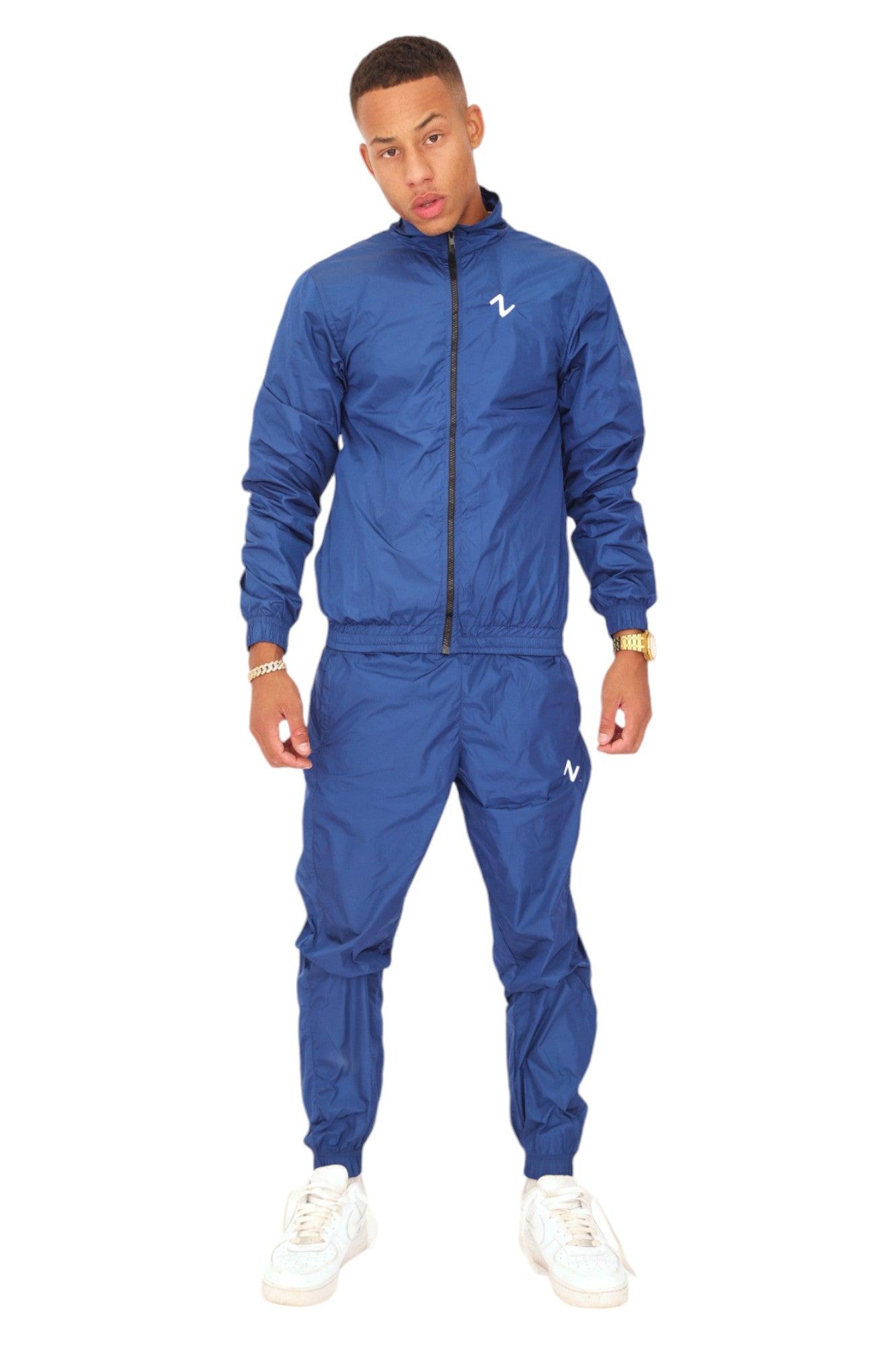 BLUE BOSS NYLON TRACKSUIT