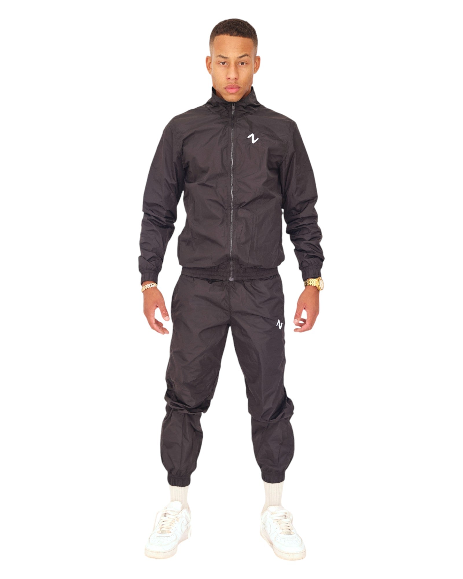 BLACK CODE NYLON TRACKSUIT