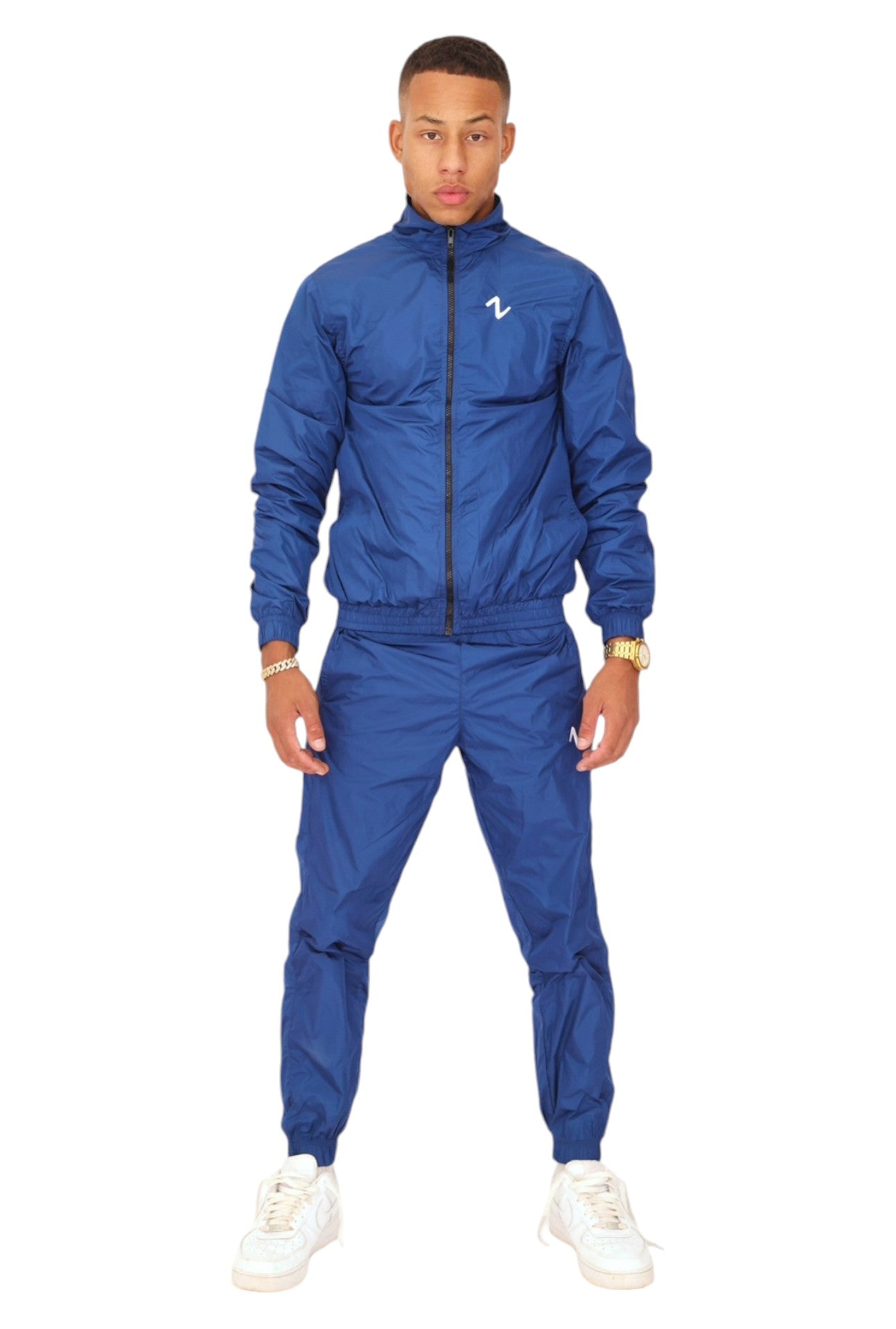 BLUE BOSS NYLON TRACKSUIT