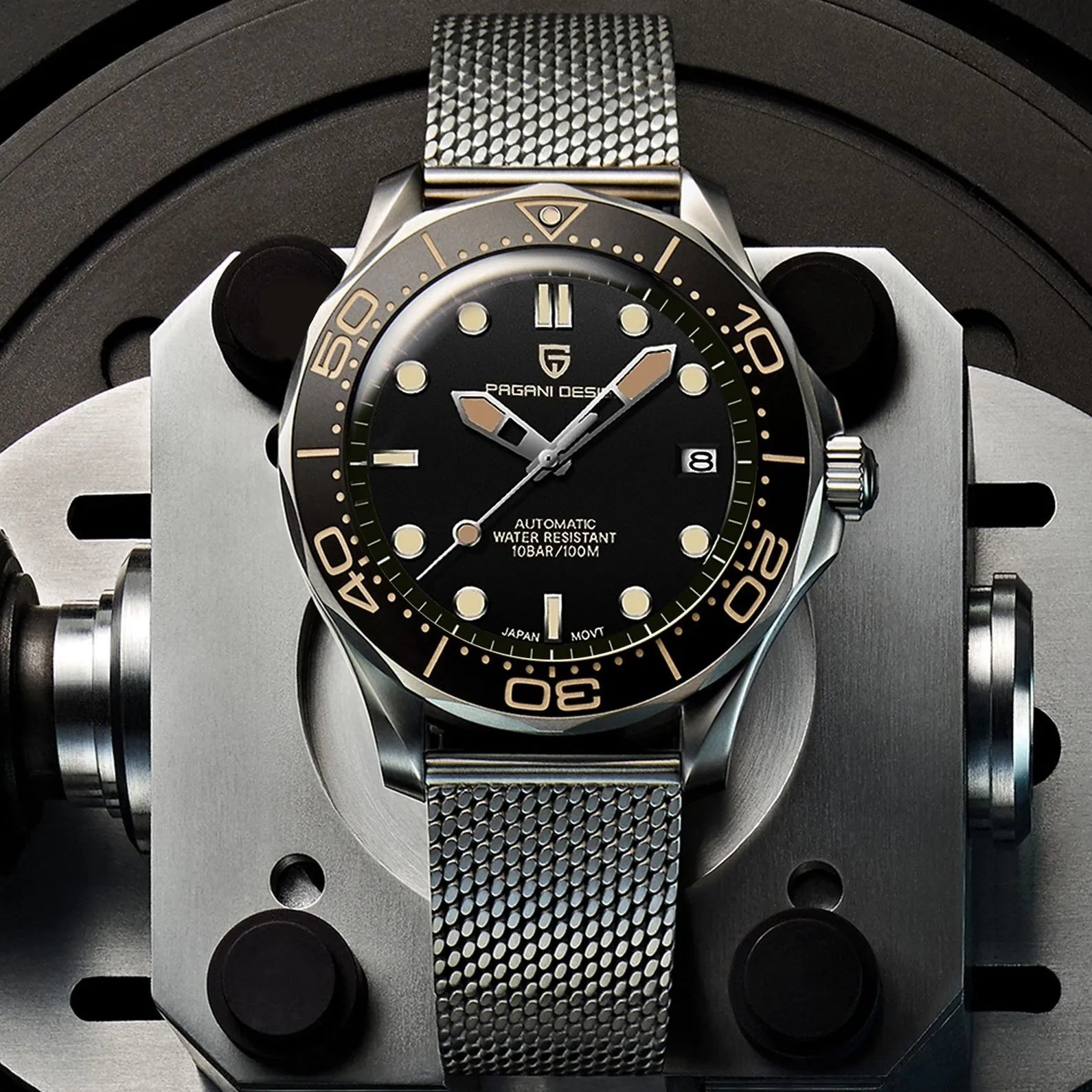 PAGANI DESIGN Men's Mechanical Watches Luxury Automatic Watch For Men Luminous Diving Steel Watch Japan NH35 Wristwatch 2023 New